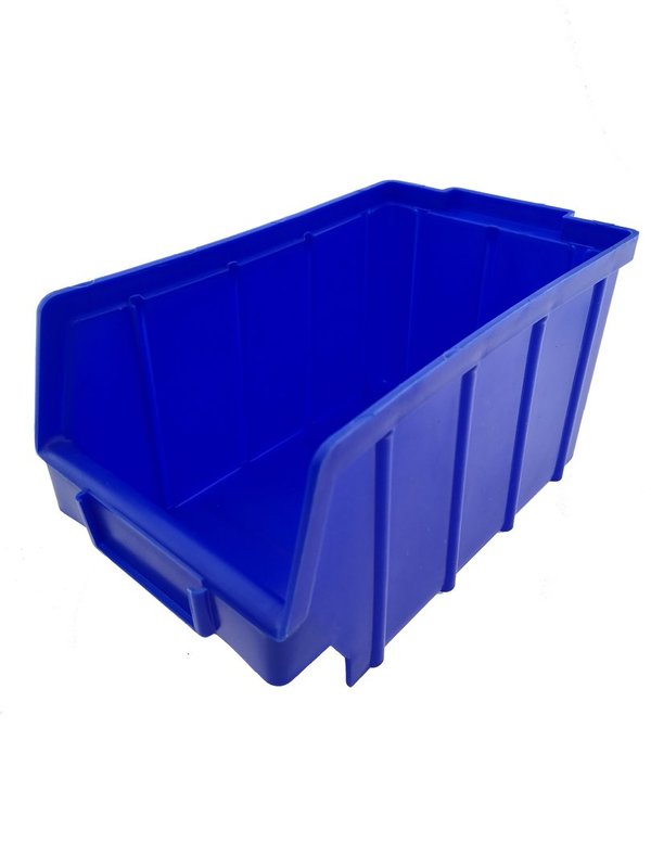 4 Stapelboxen Gr. 2 blau - Lagerboxen - Ordnungssystem