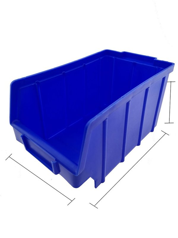 Stapelboxen Gr. 1 (102x96x52mm) blau - Lagerboxen - Ordnungssystem