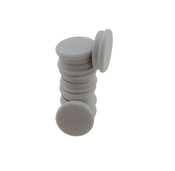 50 Magnete - Weiß - Ø 24 mm - Whiteboard - Kühlschrankmagnet
